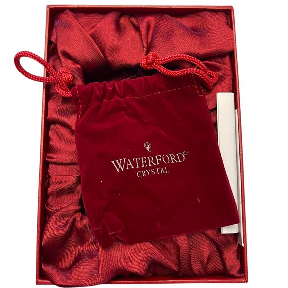 Vintage WATERFORD CRYSTAL ORNAMENT Of HOLY FAMILY From IRELAND 3.5" - Picture 3 of 5